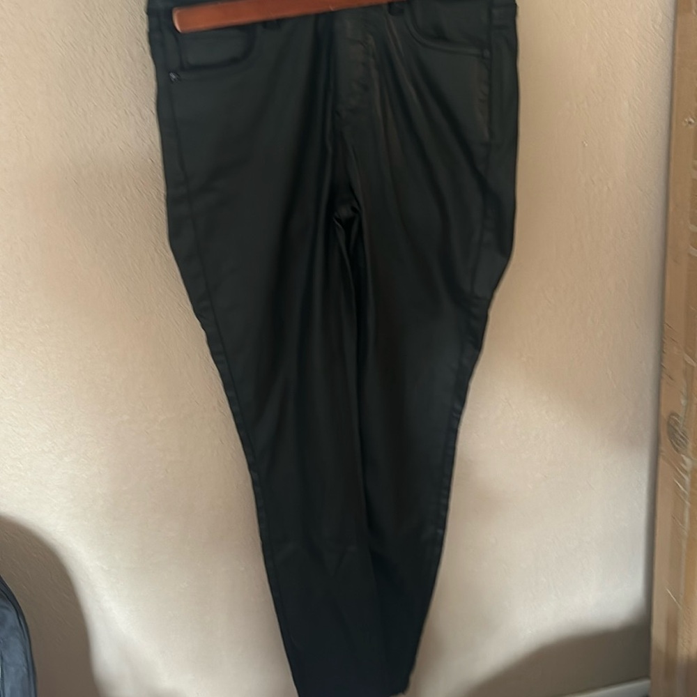 White House Black Market Coated High-Rise Skinny Jeans